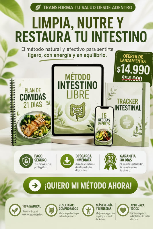 METODO INTESTINO LIBRE + 3 BONOS